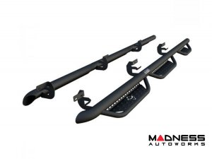 Dodge Ram 2500 Side Steps - Midnight Running Steps - Extended Crew Cab - 6'4" Bed